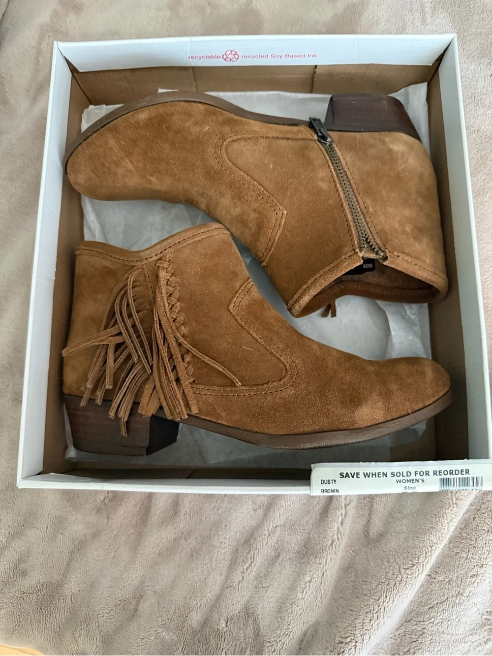 Minnetonka suede ankle